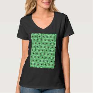 Camiseta Patrón de triángulos de estilo Art Deco geométrico