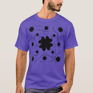 Camiseta Patrón de trineo negro