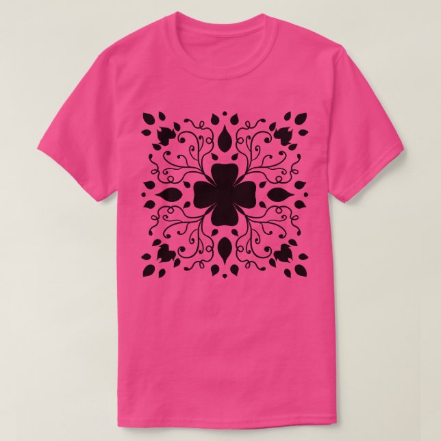 Camiseta Patrón de trineo negro 1 (Diseño del anverso)