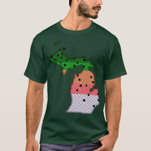 Camiseta Patrón de trucha arcoiris de pesca de trucha Michi