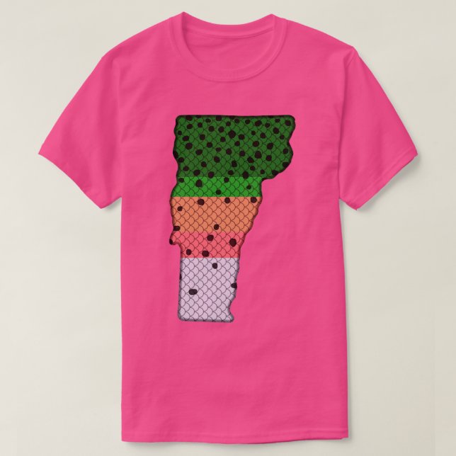 Camiseta Patrón de trucha arcoiris de pesca de trucha Vermo (Diseño del anverso)