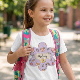 Camiseta Patrón de útiles escolares de vuelta al cole de co