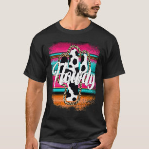Camiseta Patrón de vaca de HOWDY Cactus Cactus Leopard pr
