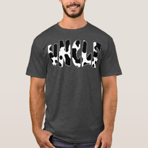 Camiseta Patrón de vaca de impresión tío