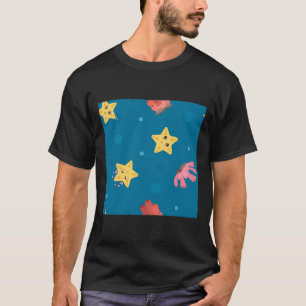 Camiseta Patrón de vectores de tubo de pesca