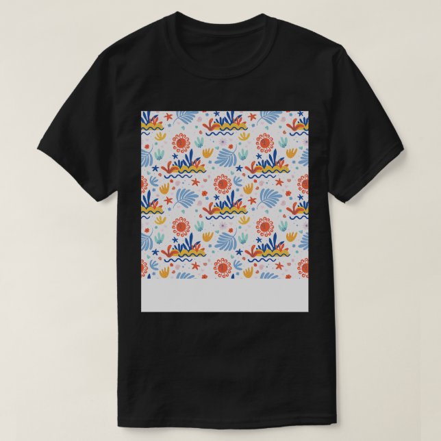 Camiseta Patrón de verano de Boho TShirt (Diseño del anverso)