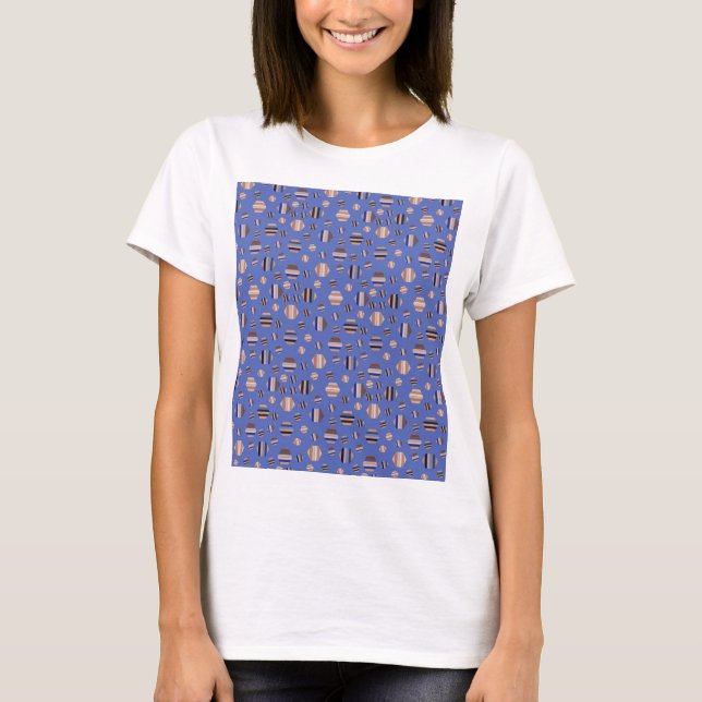 Camiseta Patrón de verano de bonito (Anverso)