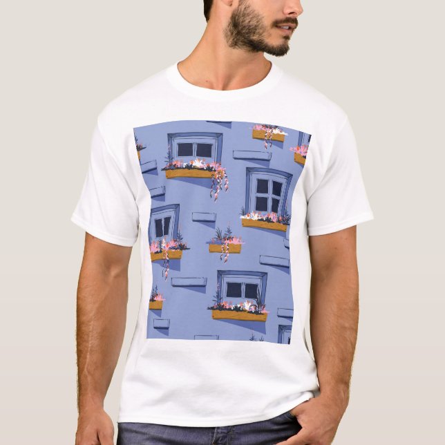 Camiseta Patrón de verano de Guay Wall Windows (Anverso)