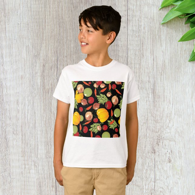 Camiseta Patrón de verduras (Subido por el creador)