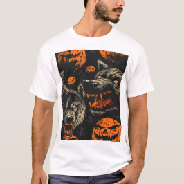 Camiseta Patrón de Werewolf en mosaico