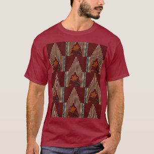 Camiseta Patrón Decano Con Flor Y Spiración