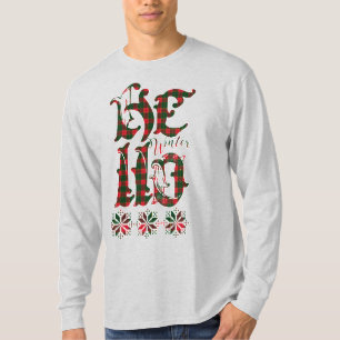Camiseta Patrón escocés de vacaciones de invierno de 20XX H