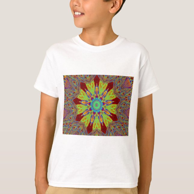 Camiseta Patrón étnico asiático-africano (Anverso)
