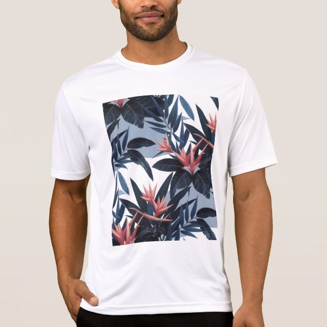 Camiseta Patrón floral (Anverso)