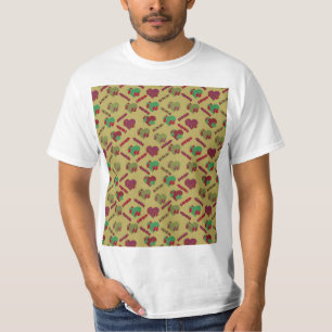 Camiseta Patrón floral colorido