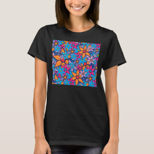 Camiseta Patrón floral de moda