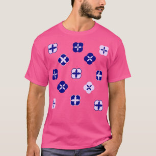 Camiseta Patrón floral de potería