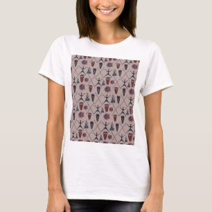 Camiseta Patrón floral elegante