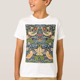 Camiseta Patrón floral William Morris Strawberry Thief
