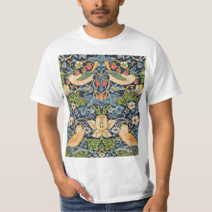 Camiseta Patrón floral William Morris Strawberry Thief