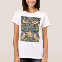 Patrón floral William Morris Strawberry Thief