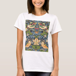 Camiseta Patrón floral William Morris Strawberry Thief