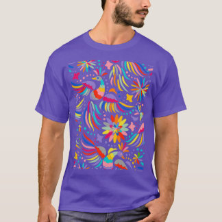 Camiseta Patrón folclórico mexicano