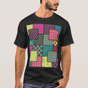 Camiseta Patrón: fondo de patrones diversos
