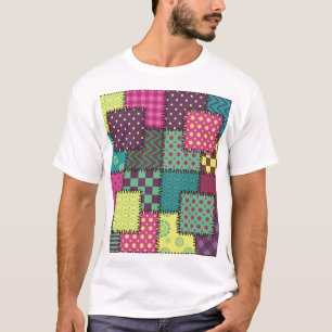 Camiseta Patrón: fondo de patrones diversos