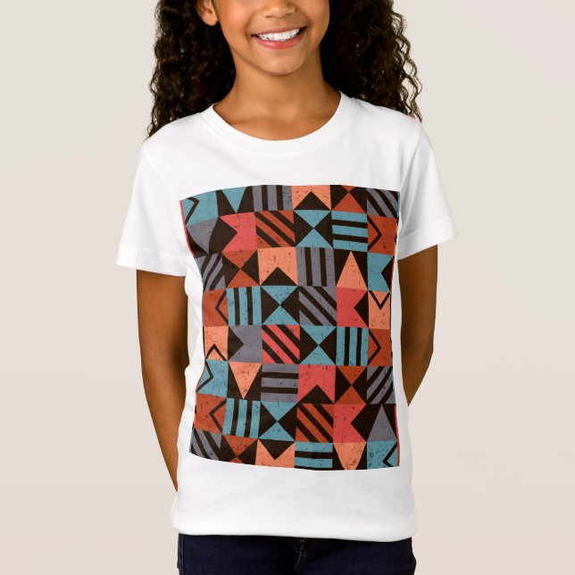 Camiseta Patrón geométrico 28 (Anverso)