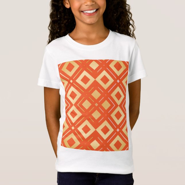 Camiseta Patrón geométrico 6 de Kamelia (Anverso)