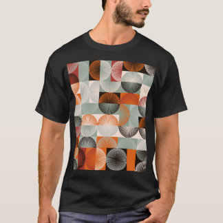 Camiseta Patrón geométrico, colorido abstracto de mediados