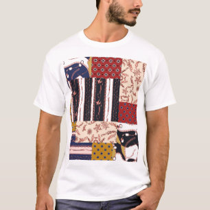 Camiseta Patrón geométrico de cuerdas barrocas