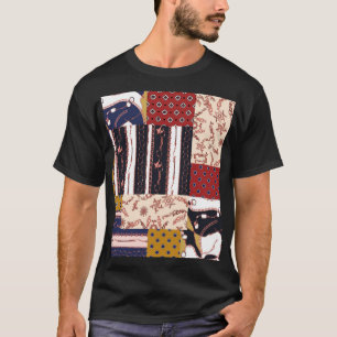 Camiseta Patrón geométrico de cuerdas barrocas