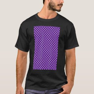 Camiseta Patrón geométrico de Polkadot pequeño de los años