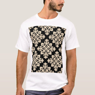 Camiseta Patrón geométrico del motivo ornamental asiático