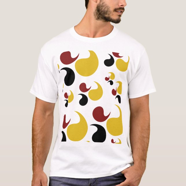 Camiseta Patrón geométrico elegante con un toque moderno (Anverso)