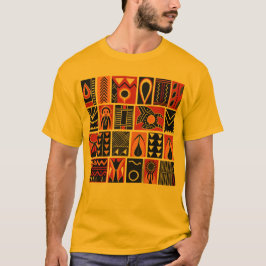 Camiseta Patrón geométrico tribal