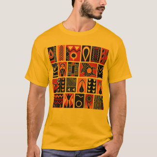 Camiseta Patrón geométrico tribal