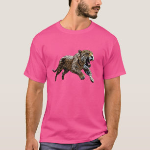 Camiseta Patrón gráfico Leopardo Polka Dot Naturaleza anima