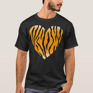 Camiseta Patrón H de tira de tigre de moda el día de San Va
