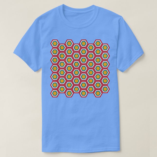 Camiseta Patrón Hex 2 (Diseño del anverso)