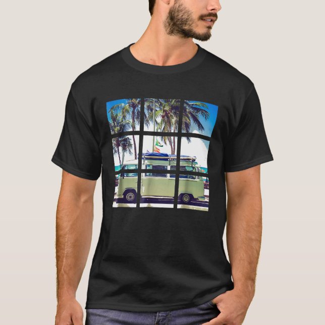 Camiseta Patrón Hippie Surf 60s 70s (Anverso)