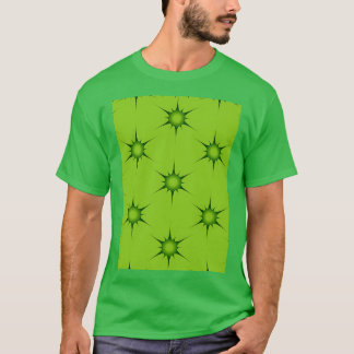 Camiseta Patrón inspirado en la alfarería polaca del copo d