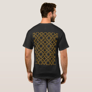 Camiseta patrón islámico patrón geométrico arabesco marroqu