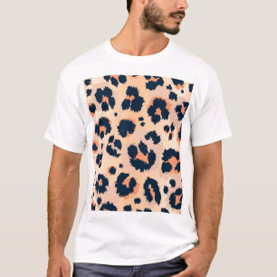 Camiseta Patrón Leopard: Funny Seamless Design