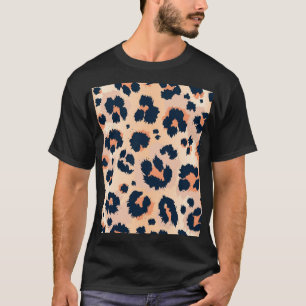 Camiseta Patrón Leopard: Funny Seamless Design