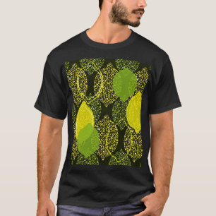 Camiseta Patrón limón y lima sin fisuras.