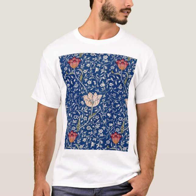 Camiseta Patrón Medway de William Morris (Anverso)