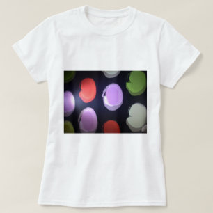Camiseta Patrón moderno colorido Polka Dot Art Imprimir